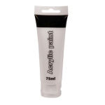 Acrylic Paint Tube 75ml - White